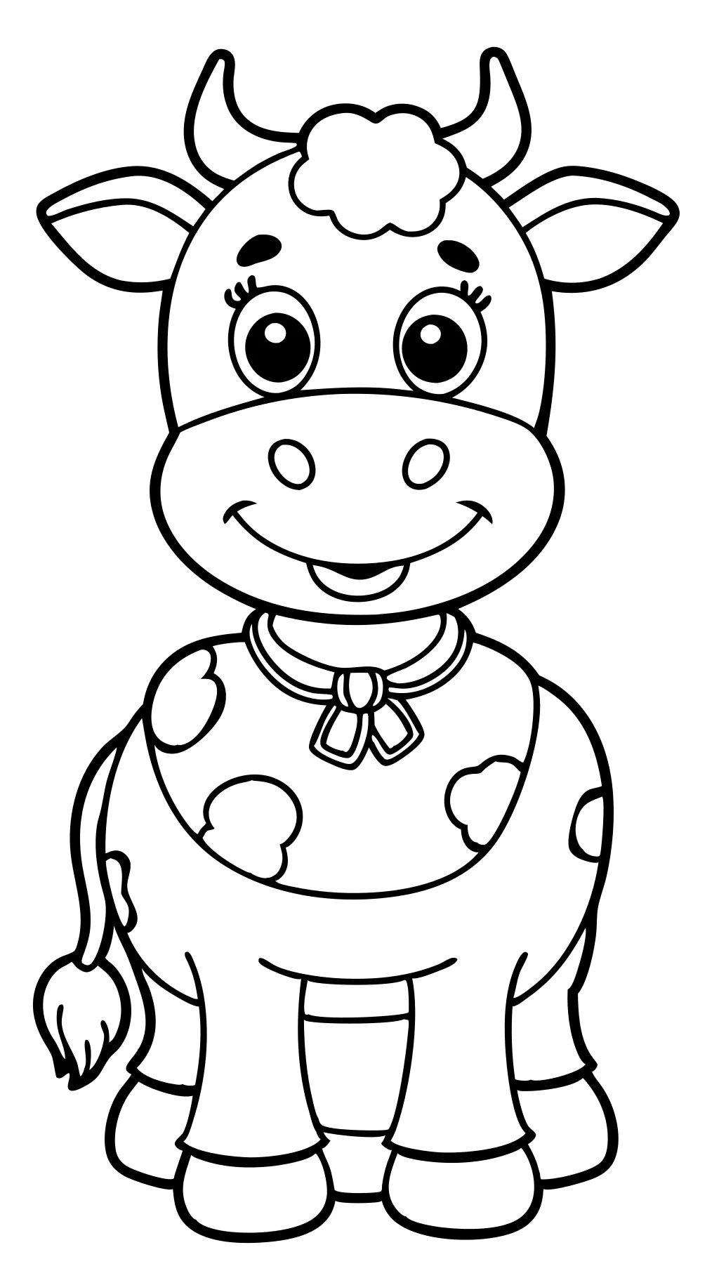 coloriages de vache imprimables